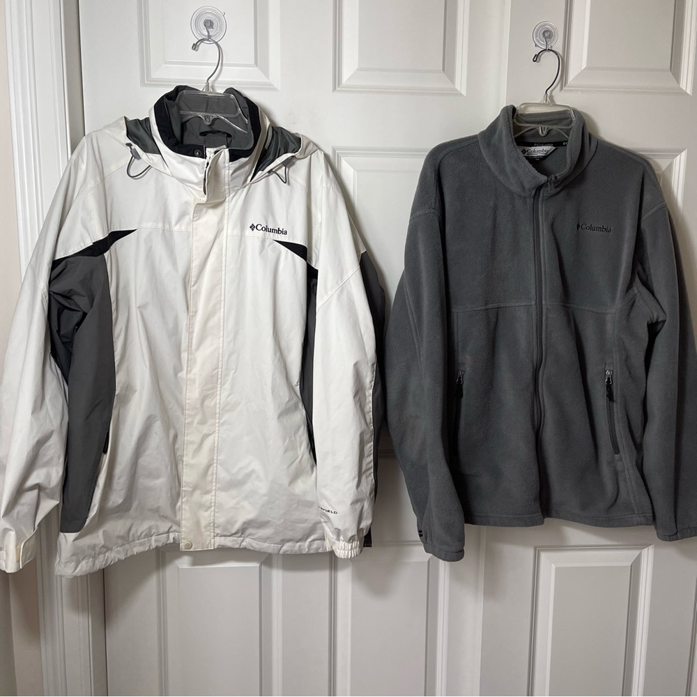 Columbia Removable Fleece Lining Omni-Shield Ski Snowboard Jacket Oversized L - Picture 2 of 16